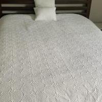 Beautiful Queen Headboard & Frame for sale in Bradenton FL by Garage Sale Showcase member KristineSzark, posted 04/28/2022