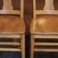 OAK CHAIRS for sale in Lead SD by Garage Sale Showcase member Baszetta, posted 12/14/2022