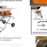 Table Saw with Stand for sale in Costa Mesa CA by Garage Sale Showcase member handyman, posted 08/28/2025