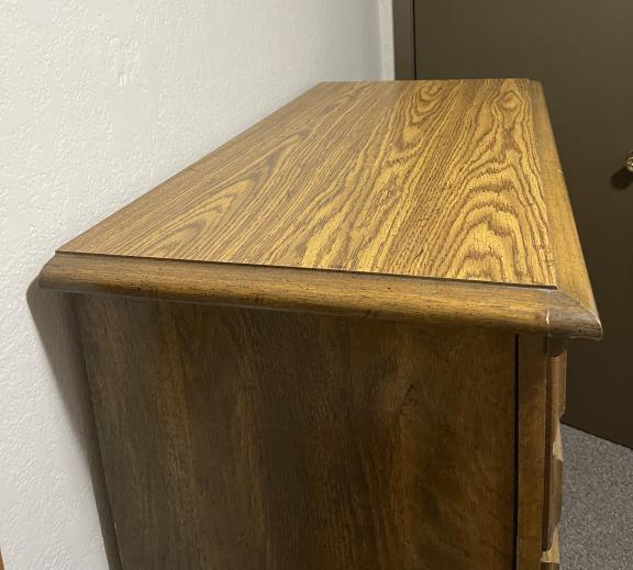 Oak 5 Drawer Dresser