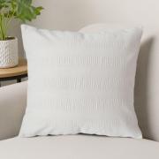 SOGA 2X 45cm Cream Corduroy Polyester Throw Pillow Cover for sale in Dover DE