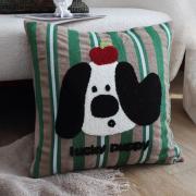 SOGA 2X 45cm Christmas Dog Pillow Cover - Holiday Striped Pillowcase for sale in Dover DE