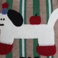 SOGA 2X 45cm Cute Dog Print Green Red White Striped Polyester Decorative Pillowcase for sale in Dover DE by Garage Sale Showcase member SogaUS, posted 08/31/2025