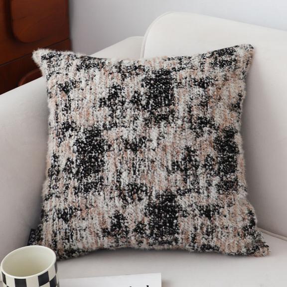 SOGA 2X 45cm Black & Beige Textured Pillowcase for sale in Dover DE