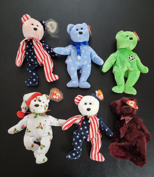 TY beanie baby bear lot of 6 for sale in Kerrville TX