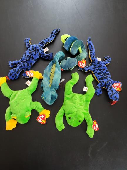 TY beanie baby reptile lot of 6 for sale in Kerrville TX