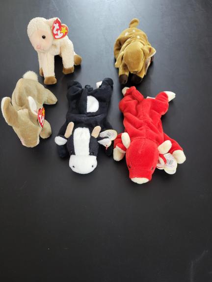 TY beanie baby barn animal lot of 5 for sale in Kerrville TX