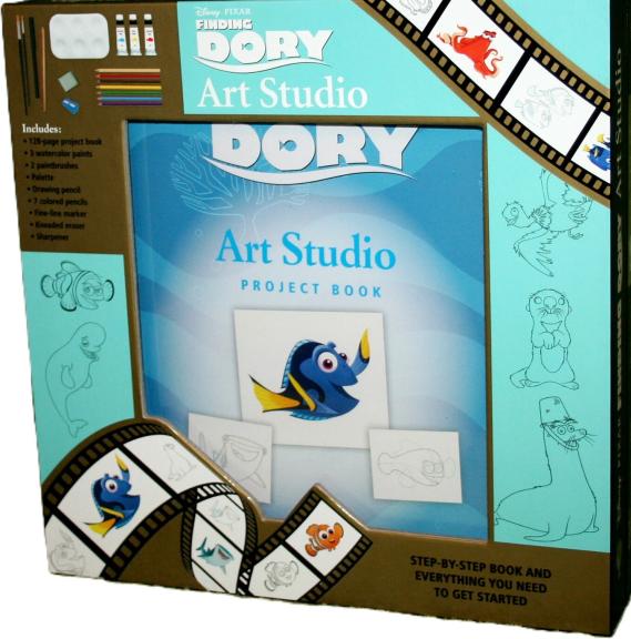 New Disney Pixar Finding Dory Art Studio Kit How To Learn To Draw Characters for sale in Decatur IN