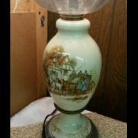 Lamp with German Scene for sale in Cedar County IA by Garage Sale Showcase Member Mama C