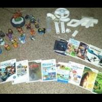 Wii console, games and figurines for sale in Emery County UT by Garage Sale Showcase Member Wmfauver
