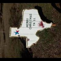 Texas Christmas sign for sale in Greenville TX by Garage Sale Showcase Member Cbeasley969