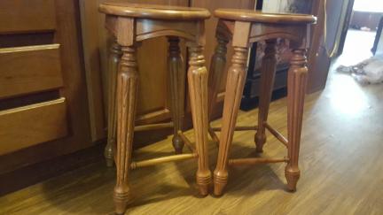 Oak bar stools for sale in Botetourt County VA