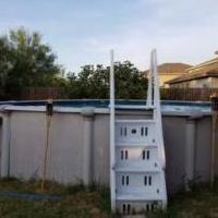 21 Ft Round pool for sale in Converse TX by Garage Sale Showcase Member Rouxsie