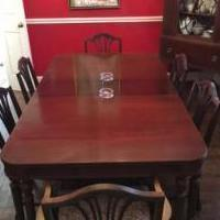 Dining room set, vintage 1930's three piece Thomasville for sale in Richardson TX by Garage Sale Showcase Member Vera1913