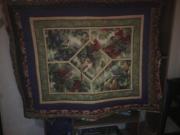 Birds and Fruit Quilted Throw for sale in Baker County FL