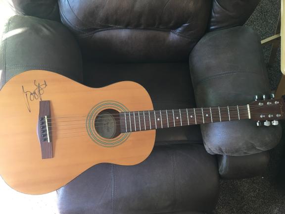 Fender Acoustic Guitar (signed by George Strait)