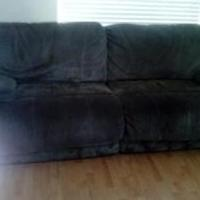 Sage Micro-Fiber Reclining Sofa for sale in Wasatch County UT by Garage Sale Showcase Member Mattanbarb