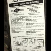Bixby corn, wood or pellet buring room heater for sale in Alexandria MN by Garage Sale Showcase Member Chrystal