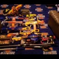 Nerf guns for sale in Bond County IL by Garage Sale Showcase Member Will Schreiber