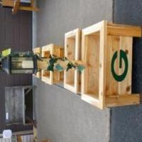 Green Bay Packer Planters for sale in Price County WI by Garage Sale Showcase Member Dustdog68