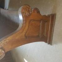 125 year old chruch pew for sale in Noblesville IN by Garage Sale Showcase Member Popi70