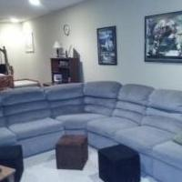Lane Sleeper sofa sectional with recliners for sale in Fort Wayne IN by Garage Sale Showcase Member BikingIsFun1900