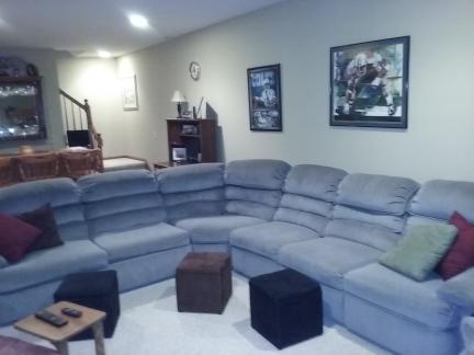 Lane Sleeper sofa sectional with recliners for sale in Fort Wayne IN