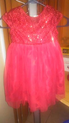 Girls ( size 5. ) Red sequin dress for sale in Dexter MO