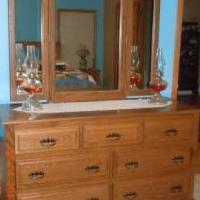 Amish Oak Dresser with Cedar Lined Drawers for sale in Cedar County IA by Garage Sale Showcase Member GETJR1