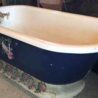 Pedestal bathtub for sale in Washington County NY by Garage Sale Showcase Member Camp Nancy