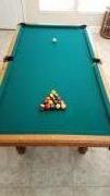 Olhauson 8Ft Slate Pool Table Oak for sale in Aledo TX