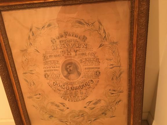 Calligraphy of Lords Prayer for sale in Colts Neck NJ