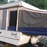 2003 Qwest Jayco 7x14 Tent Camper for sale in Edmunds County SD by Garage Sale Showcase member pceisenbeisz, posted 07/08/2018