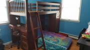 NE Kids Loft Bed and Desk for sale in Monroe NY