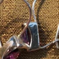 Amethyst Pierced Earings for sale in Royal Oak MI by Garage Sale Showcase member FurNace25, posted 04/25/2018