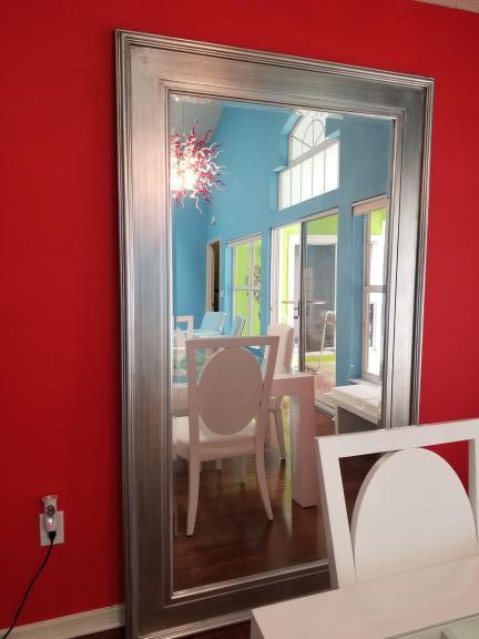Large floor mirror