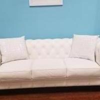 Contemporary aristocrat style white couch for sale in Sarasota FL by Garage Sale Showcase member Cwilliams7262@gmail.com, posted 06/28/2018