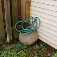 Planter with hose for sale in Fort Knox KY by Garage Sale Showcase member Chem1978, posted 08/18/2018