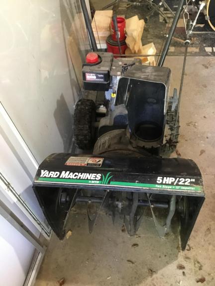 Yard Machines (MTD) Snowblower for sale in Sodus NY