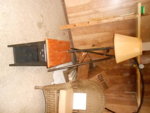 Side table with lamp for sale in Bluffton IN