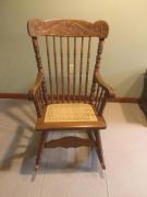 Oak rocking chair for sale in Sterling Heights MI
