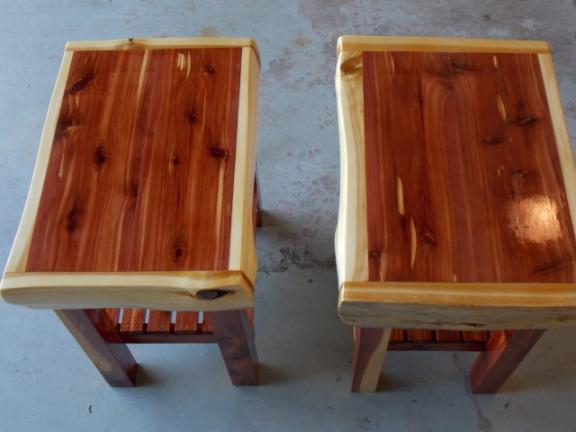 Red Cedar End Tables