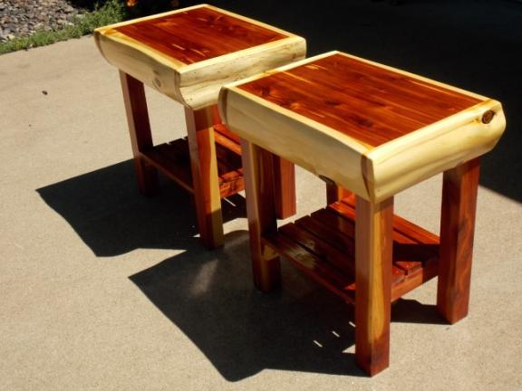 Red Cedar End Tables for sale in Phillips WI