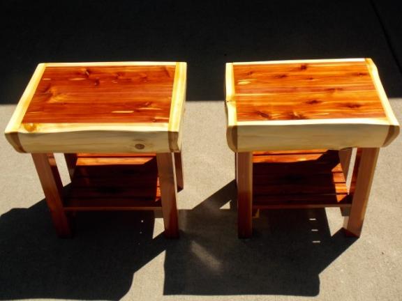 Red Cedar End Tables