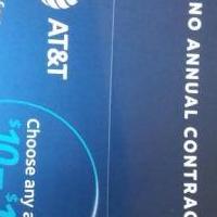 AT&T prepaid card 50.00 card for sale in Batesville AR by Garage Sale Showcase member Katusa, posted 09/04/2018
