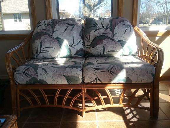 Florida room furniture Rattan style