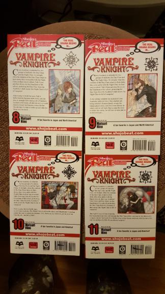 Lot of 4 Vampire Knight Manga Books