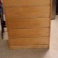 5-drawer Wood Chester for sale in Monroe LA by Garage Sale Showcase member MakeMoney1, posted 09/15/2018