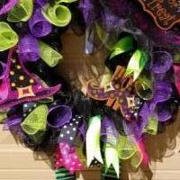 Witch wreath for sale in Lubbock TX by Garage Sale Showcase member Kwill74, posted 09/23/2018