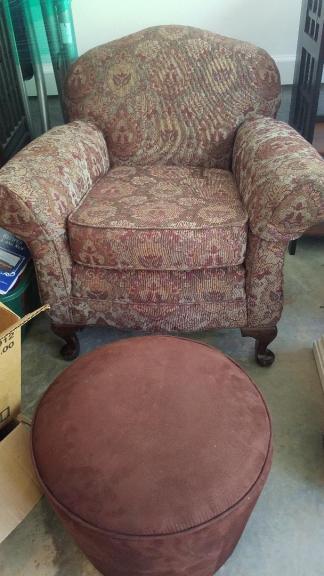 Chair and foot stool for sale in Bryant AR